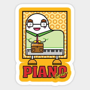 Piano Teacher Sticker